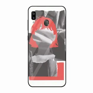 Red Samsung Galaxy A20 Phone Case