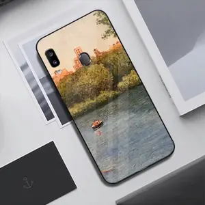 Boats In Central Park Samsung Galaxy A20 Phone Case