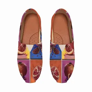 Men Pomegranates 4 Flat Shoes