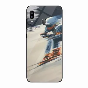 The Skier Samsung Galaxy A20 Phone Case