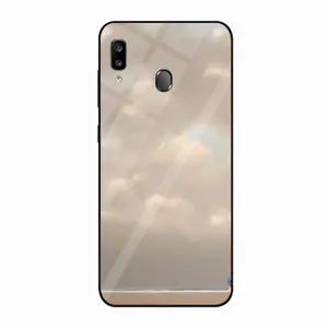 Beach With Three Visitors And A Pole Samsung Galaxy A20 Phone Case