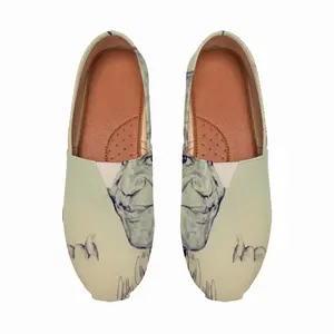 Men Bill Cosby Portrait Flat Shoes