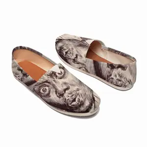 Men Bernie Mac Portrait Flat Shoes