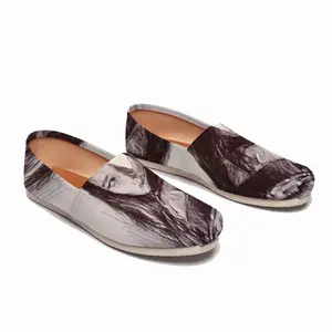 Men Portrait Of Gong Li Flat Shoes