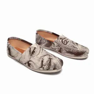 Men Mike Tyson Portrait Flat Shoes