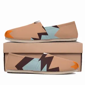 Men Orange Peel Flat Shoes