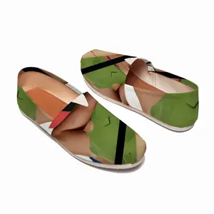 Men Green Dress Flat Shoes