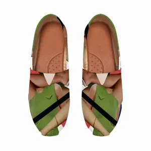 Men Green Dress Flat Shoes