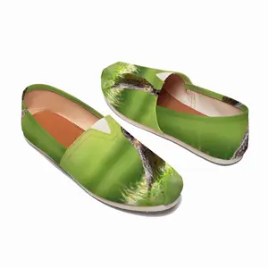 Men Bird In High Park Grass Flat Shoes