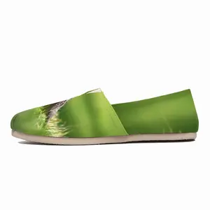 Men Bird In High Park Grass Flat Shoes