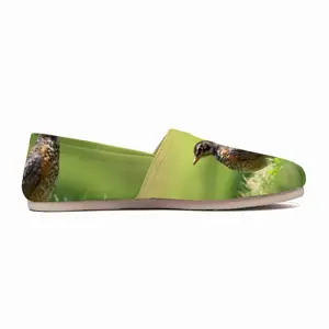 Men Bird In High Park Grass Flat Shoes