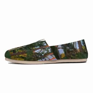 Men Evening In A Pine Forest Flat Shoes