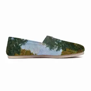 Men Evening In A Pine Forest Flat Shoes