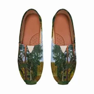 Men Evening In A Pine Forest Flat Shoes