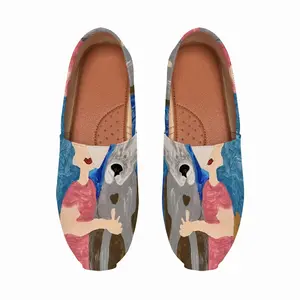 Men All Dogs Go To Rainbow Flat Shoes