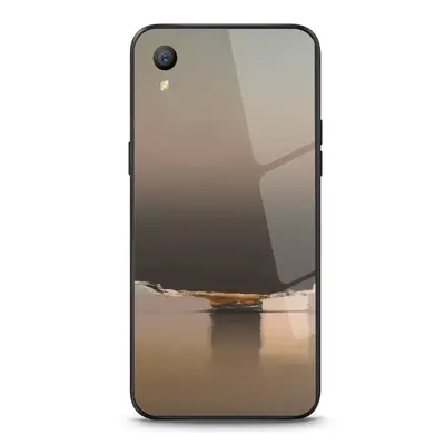 Lagoon With Two Boats In Green OPPO A37 Phone Case