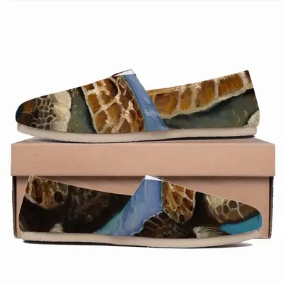 Men Caribbean Turtle Flat Shoes