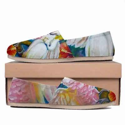 Men In Love Cockatoo Parrots Flat Shoes