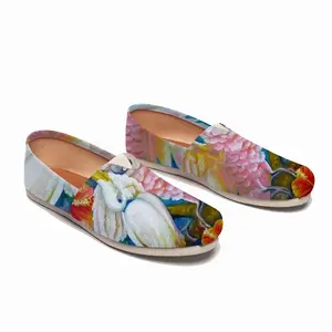 Men In Love Cockatoo Parrots Flat Shoes