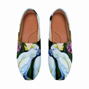 Men Unexpected Kiss Parrots Flat Shoes