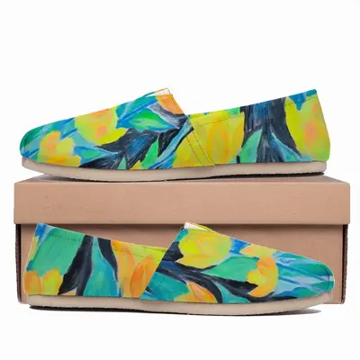 Men Sun In Tulips Flat Shoes