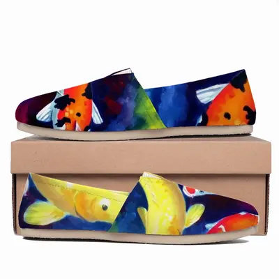 Men Koi Fish In The Pond Flat Shoes