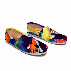 Men Koi Fish In The Pond Flat Shoes