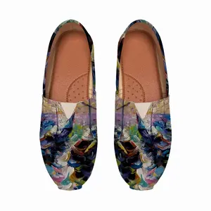 Men Sailboats At The Sunset Flat Shoes