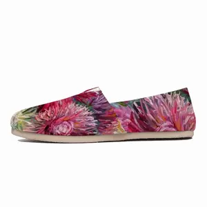 Men Fall Flowers Bouquet Flat Shoes