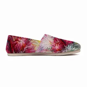 Men Fall Flowers Bouquet Flat Shoes