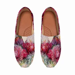 Men Fall Flowers Bouquet Flat Shoes