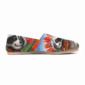 Men Raccoon Celebrating Spring Flat Shoes