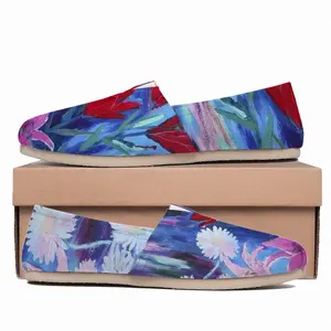 Men Lilies In The Evening Flat Shoes