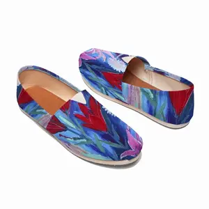 Men Lilies In The Evening Flat Shoes