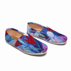 Men Lilies In The Evening Flat Shoes