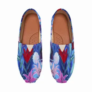 Men Lilies In The Evening Flat Shoes