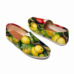 Men Butterfly Teasing Apple Tree Flat Shoes