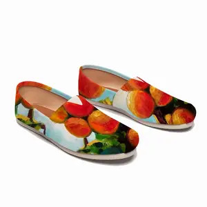 Men Apricot Tree Flat Shoes