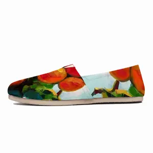 Men Apricot Tree Flat Shoes