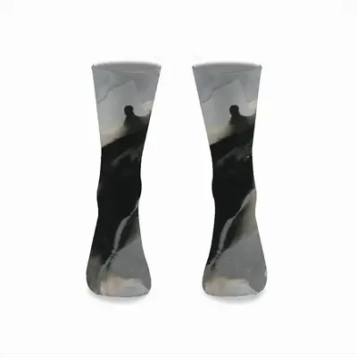 Spirit-Winged-Creature Mid-Calf Socks