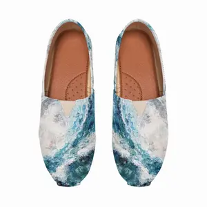 Men Liquid Language Flat Shoes