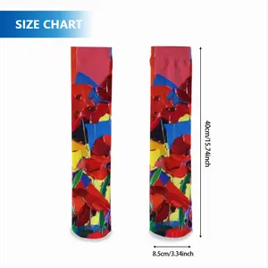 Poppies Mid-Calf Socks