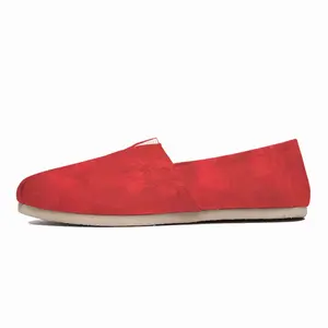 Men Statement In Red Flat Shoes