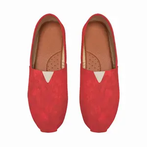 Men Statement In Red Flat Shoes