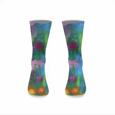 English Garden Mid-Calf Socks