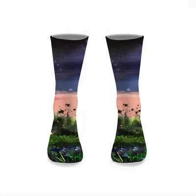 Twilight On The Heath Mid-Calf Socks