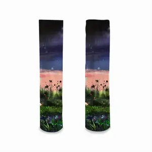 Twilight On The Heath Mid-Calf Socks