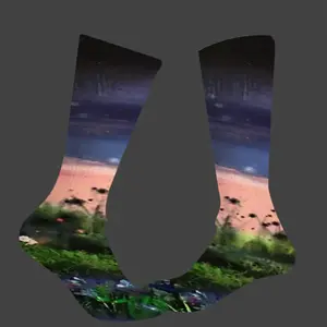 Twilight On The Heath Mid-Calf Socks