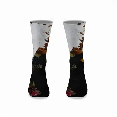 Beach Mid-Calf Socks