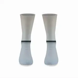 Charcoal White No 1 Series 4 Mid-Calf Socks